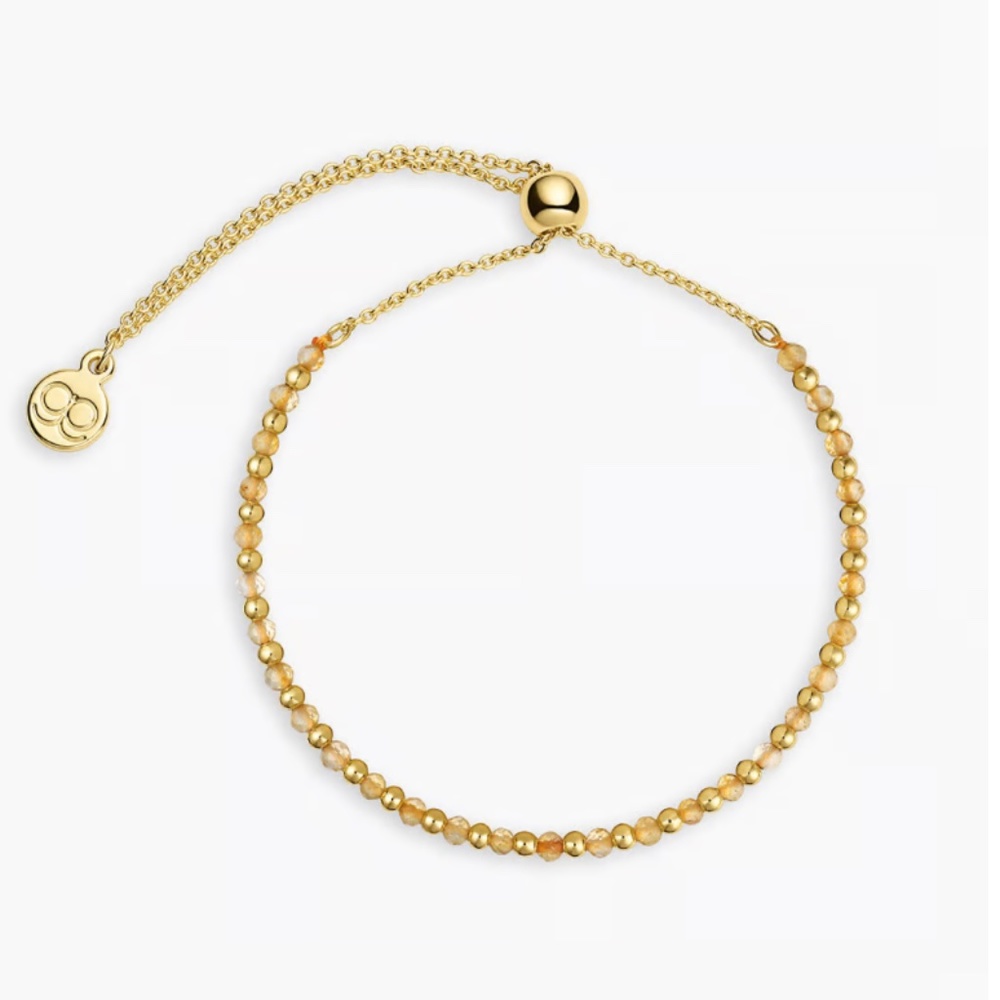 Gorjana Brooks Bracelet - Citrine for Abundance